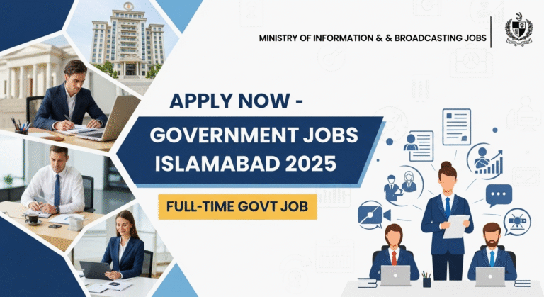Ministry of Information and Broadcasting Islamabad Jobs